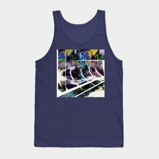 mazatlan in pop art collage ecopop mexican beach Tank Top